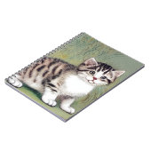  Striped Kitten Illustratie Notitieboek (Linkerzijde)
