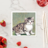  Striped Kitten Illustratie Servet (Insitu)