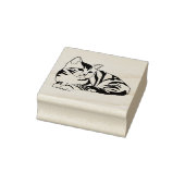 Striped Kitten Rubberstempel (Stempel)