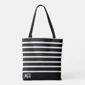 Striped Minor Monogram Tote Bag (Achterkant)