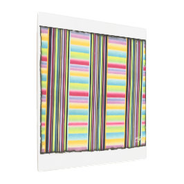 Striped Mixed Media