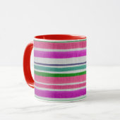 Striped Mok keramische keramiek (Voorkant links)