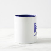 Striped Monogram Initial & Name Two-Tone Mok (Midden)