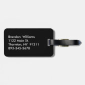 Striped Mr. Bagagelabel (Achterkant horizontaal)