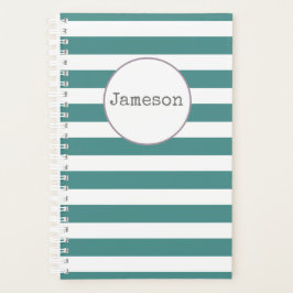 Striped Name Planner