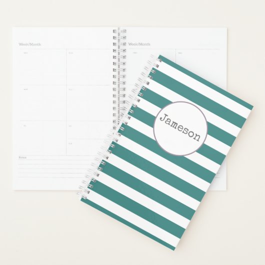 Striped Name Planner (Display)