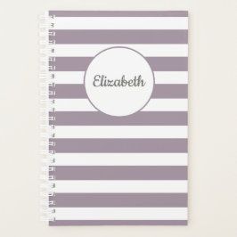 Striped Name Planner
