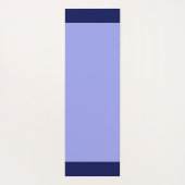 Striped Navy Blue & White op Light Blue Yogamat (Achterkant)