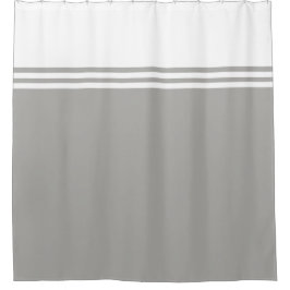 Striped, neutrale kleur douchegordijn