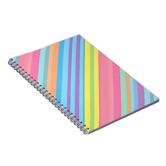 striped notebook  notitieboek (Rechterzijde)