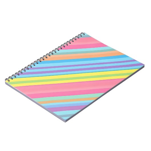 striped notebook  notitieboek (Linkerzijde)