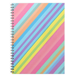 striped notebook notitieboek