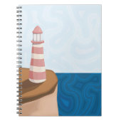 Striped Notitieboek vuurtoren (Voorkant)