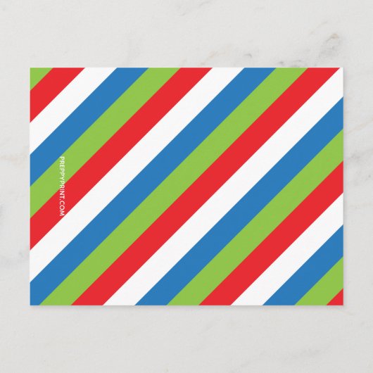 Striped Number Count - Valentijnse kaarten (Achterkant)