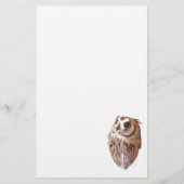 Striped owl briefpapier (Voorkant)