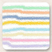 Striped Pastels Onderzetter (Voorkant)