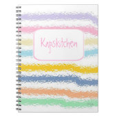 Striped Pastels SG Notitieboek (Voorkant)