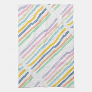 Striped Pastels Theedoek