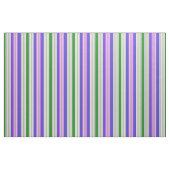 Striped Pattern Fabric | Paarse groene strepen Stof (Fat Quarter)