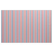 Striped Pattern Fabric | Tan roze blauwe strepen Stof (Yard (91,4 cm))
