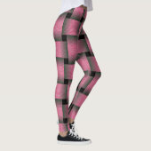 Striped Pink Basket Weave Leggings (Rechts)