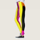 Striped Pop Art Leggings (Links)