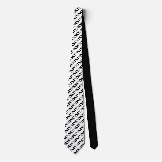 Striped Post Stropdas (Voorkant)
