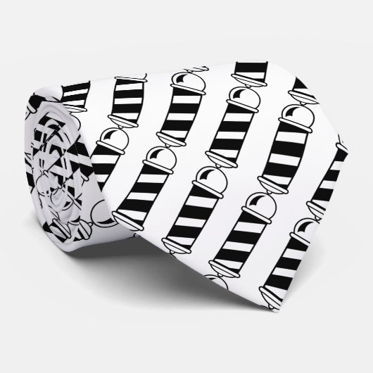 Striped Post Stropdas (Opgerold)