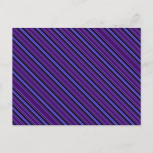 Striped Purples Briefkaart