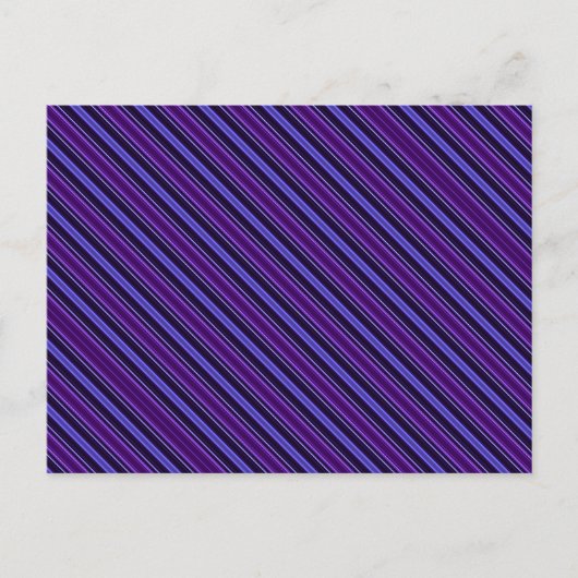 Striped Purples Briefkaart (Voorkant)
