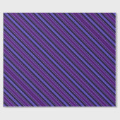 Striped Purples Cadeaupapier (Vlak)