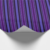 Striped Purples Cadeaupapier (Hoek)