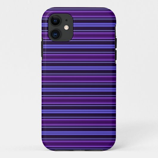 Striped Purples Case-Mate iPhone Case (Achterkant)