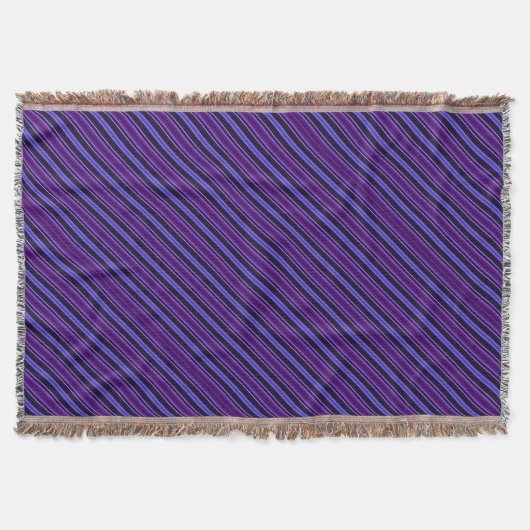 Striped Purples Deken (Voorkant)