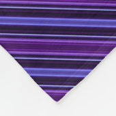 Striped Purples Fleece Deken (Hoek)