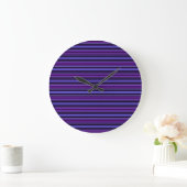 Striped Purples Grote Klok (Huis)
