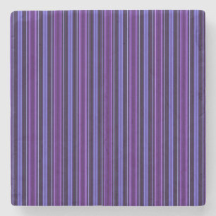 Striped Purples Stenen Onderzetter