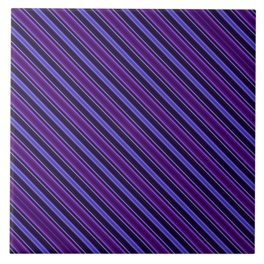 Striped Purples Tegeltje (Voorkant)
