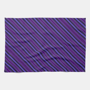 Striped Purples Theedoek