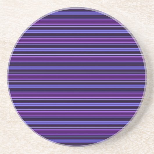 Striped Purples Zandsteen Onderzetter (Voorkant)