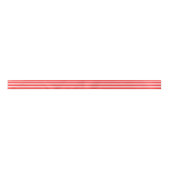 STRIPED RED Ribbon Satijnen Lint (Voorkant)