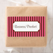 Striped Retro Business Labels (Insitu)