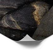 Striped Seaside Rock Poster (Hoek)