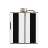 Striped Skeleton Love Couple Marriage Dance Heupfles (Achterkant)