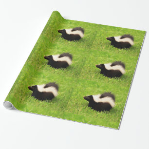 Striped Skunk Cadeaupapier