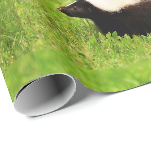 Striped Skunk Cadeaupapier (Rol Hoek)