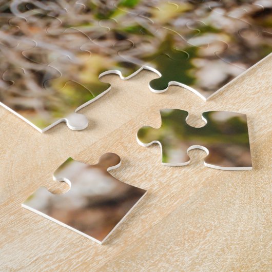 Striped Skunk Fern Log Legpuzzel (Zijkant)