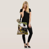 Striped Skunk Fern Log Tote Bag (Op model)