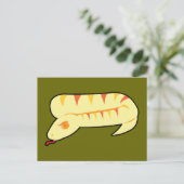Striped Snake Briefkaart (Staand voorkant)