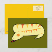 Striped Snake Briefkaart (Voorkant / Achterkant)